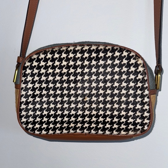 Stylish Houndstooth Crossbody Bag - Picture 6 of 8